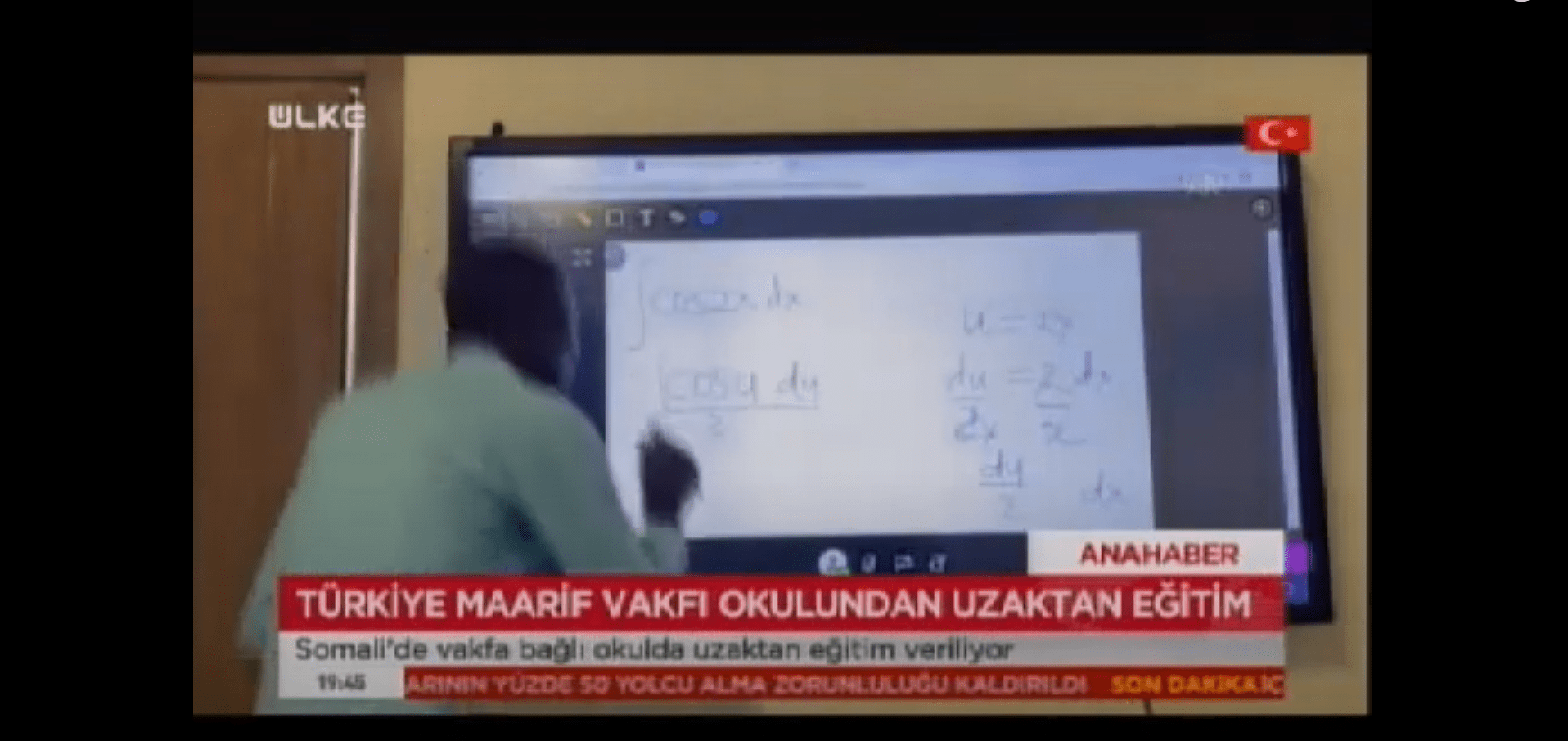 Somali Maarif Okulları eğitim-öğretime Uzaktan Eğitim Sistemiyle devam ediyor